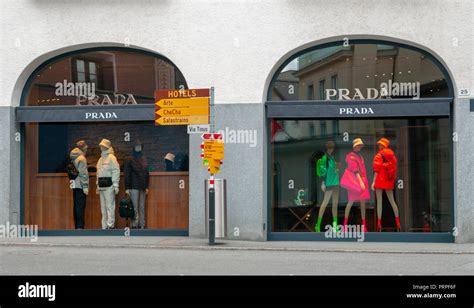 Swiss Boutique Prada Palace in St.Moritz Switzerland